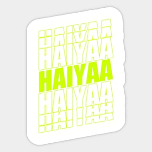 Haiyaa Logo - Dissapointment 2 Sticker